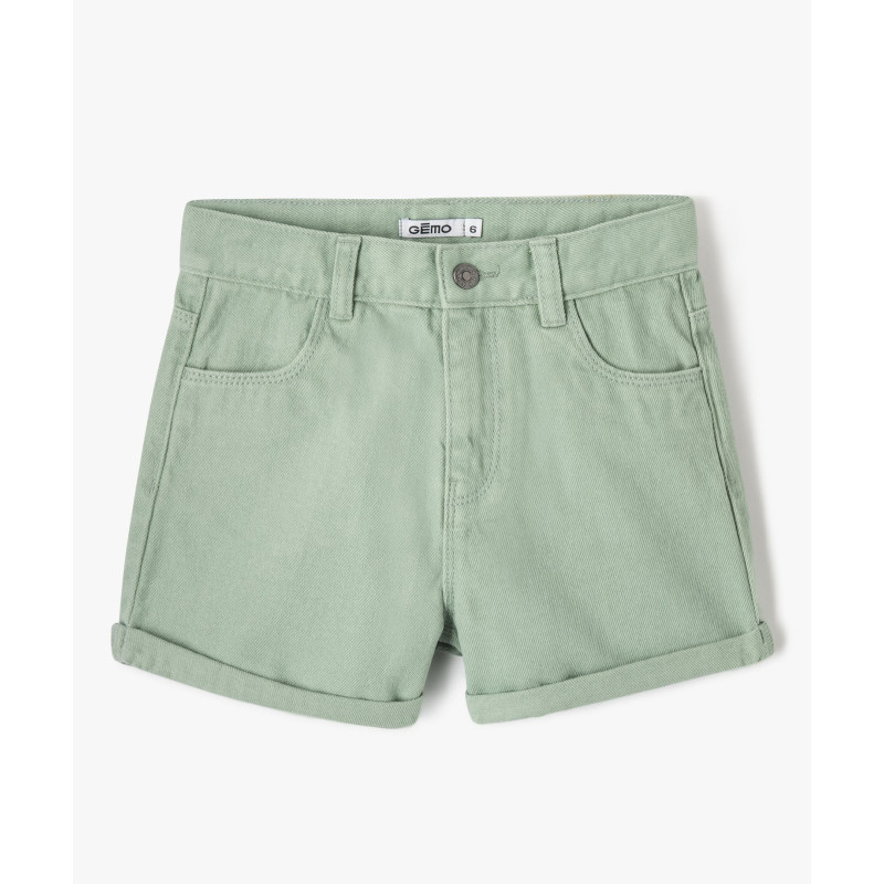 SHORT VERT Coton