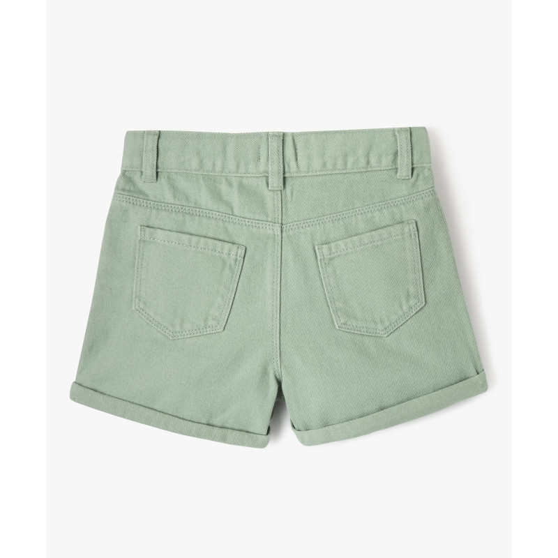 SHORT VERT Coton