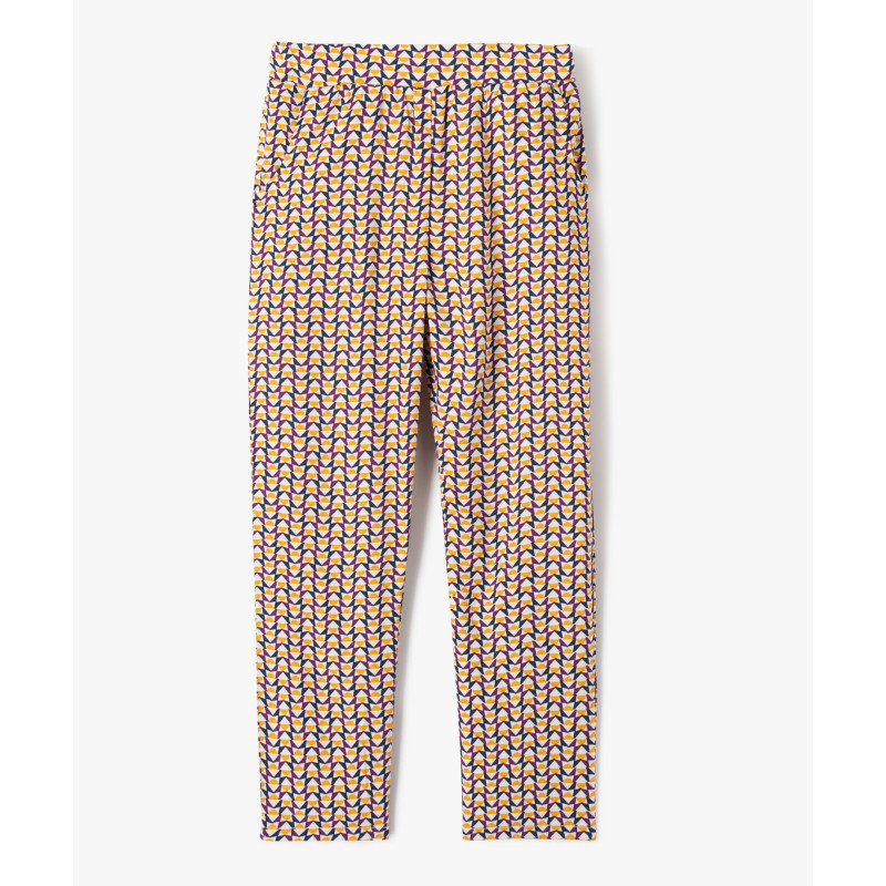 PANTALON JAUNE Viscose