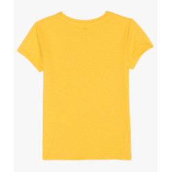 TEE-SHIRT JAUNE SOLEIL Coton