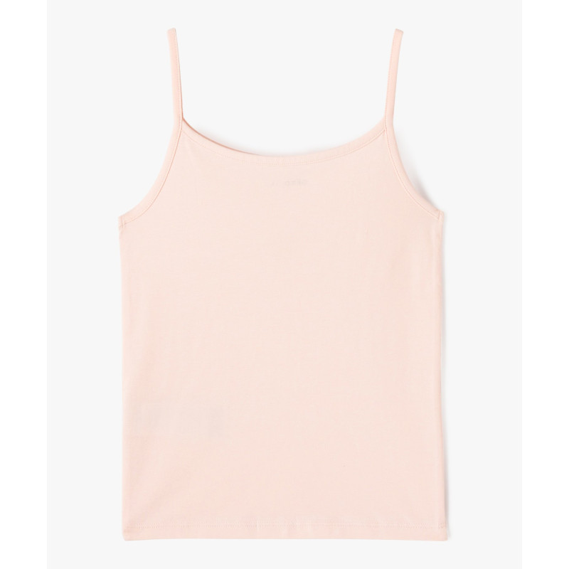 TEE-SHIRT ROSE PALE Coton