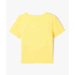 TEE-SHIRT JAUNE Coton