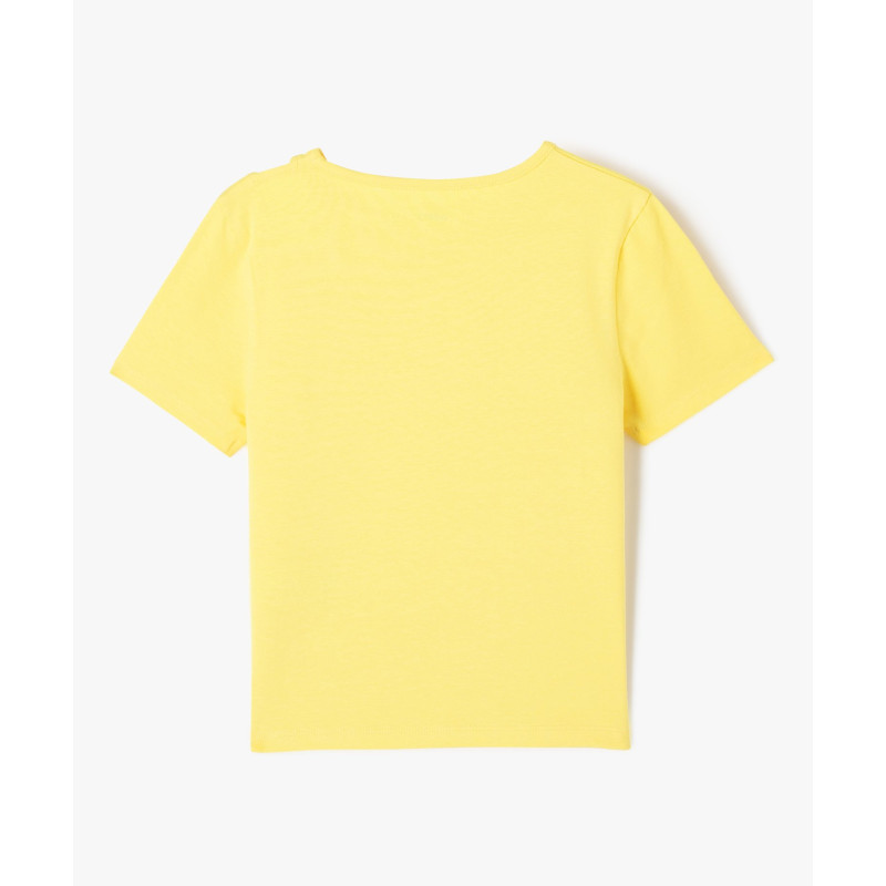 TEE-SHIRT JAUNE Coton