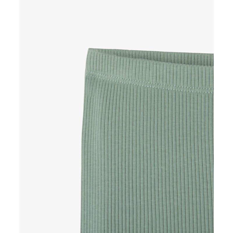 PANTALON VERT Coton