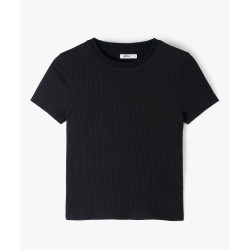 TEE-SHIRT NOIR Coton