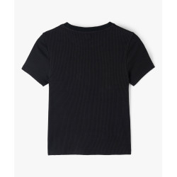 TEE-SHIRT NOIR Coton