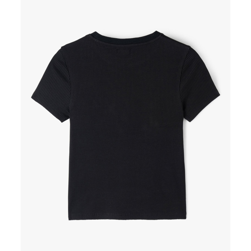 TEE-SHIRT NOIR Coton