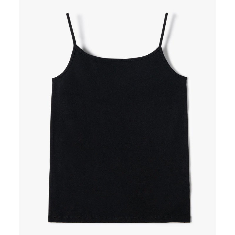 TEE-SHIRT BLACK Coton