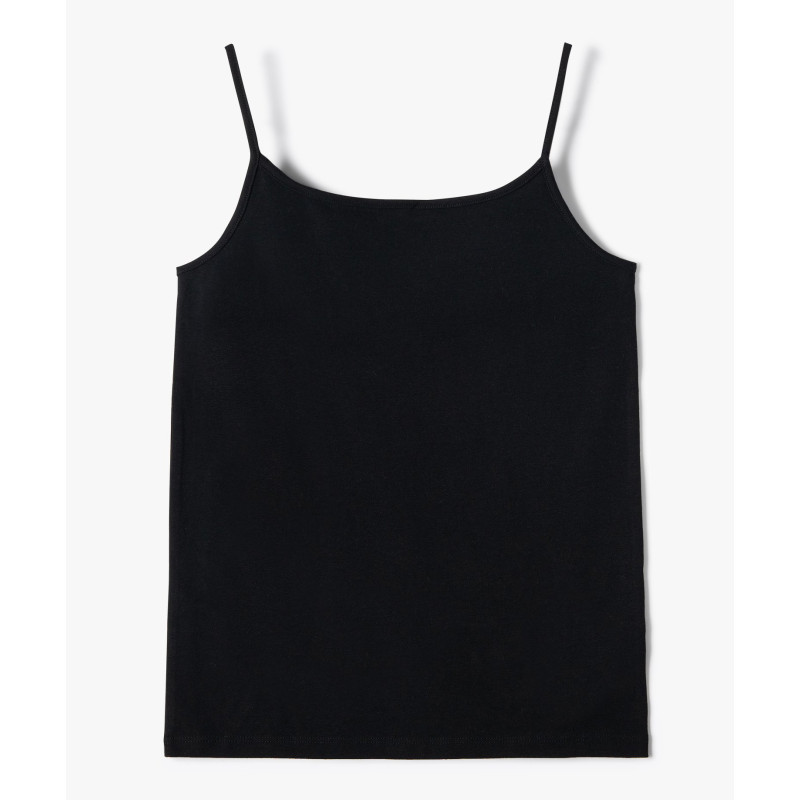 TEE-SHIRT BLACK Coton