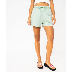 Short en maille avec ceinture ajustable femme