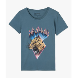 Tee-shirt à manches courtes avec motif femme - Def Leppard