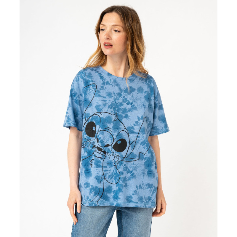 Tee-shirt manches courtes à motif Stitch femme - Disney