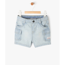 Short en jean avec poches Ã  rabat bÃ©bÃ© garÃ§on - LuluCastagnette