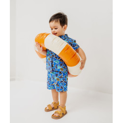 Short en coton gaufrÃ© Ã  motifs bÃ©bÃ© garÃ§on