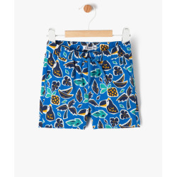 Short en coton gaufré à motifs bébé garçon Short en coton gaufré à motifs bébé garçon