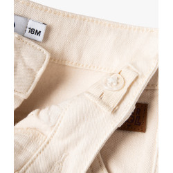 Short slim uni en toile extensible bébé garçon Short slim uni en toile extensible bébé garçon