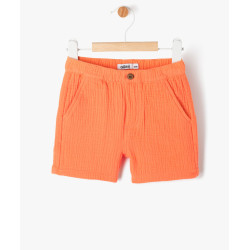 Short en gaze de coton bébé garçon