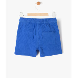 Short en gaze de coton bébé garçon Short en gaze de coton bébé garçon
