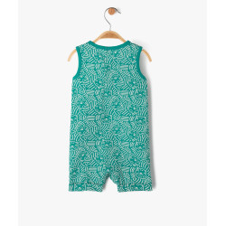 Combishort imprimé en coton bébé garçon Combishort imprimé en coton bébé garçon