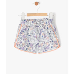 Short à motifs fleuris bébé fille - LuluCastagnette