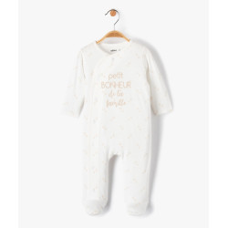 Pyjama bÃ©bÃ© Ã  ouverture croisÃ©e imprimÃ© Ã©toiles