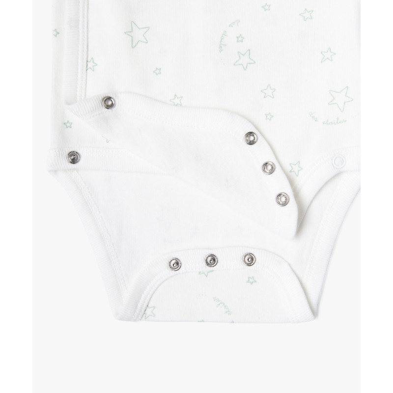 Body manches courtes fermeture croisée bébé (lot de 3)