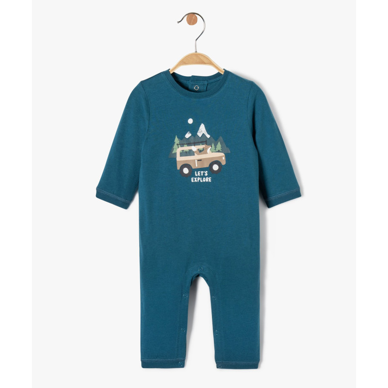 Pyjama bébé garçon avec motif explorateur Pyjama bébé garçon avec motif explorateur