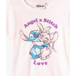 Pyjashort à motif Stitch et Angel fille - Disney