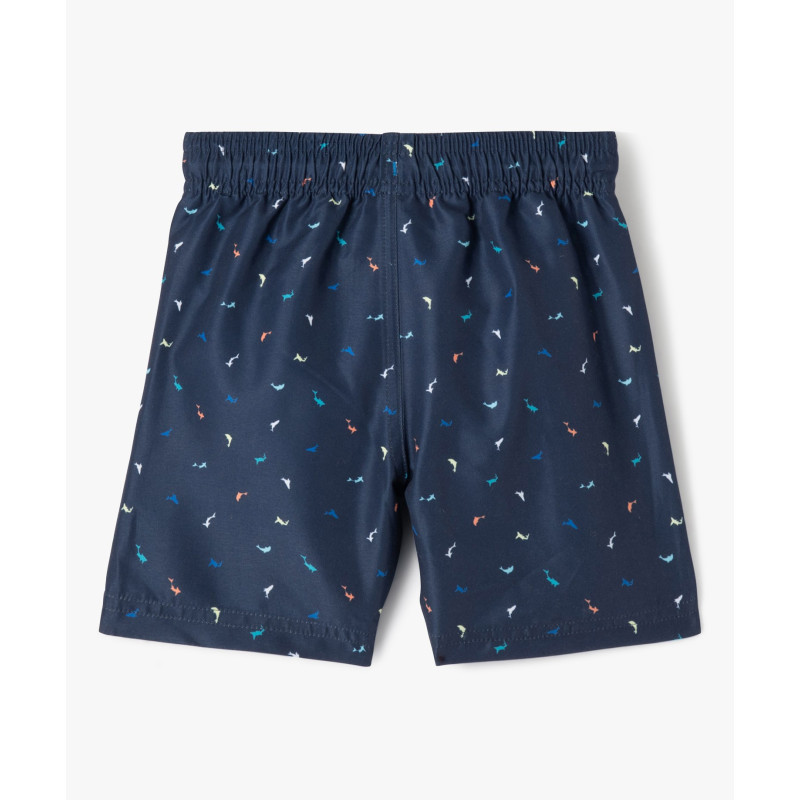 Short de bain à micro motifs dauphins garçon