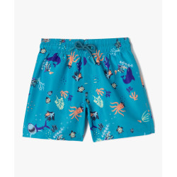 Short de bain à motifs marins garçon