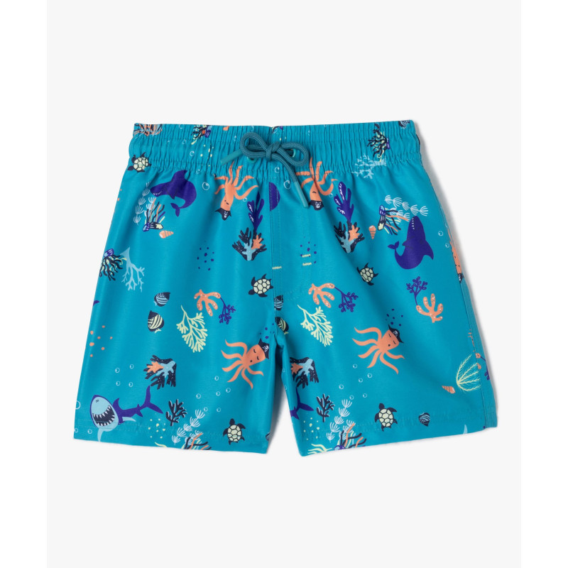 Short de bain à motifs marins garçon