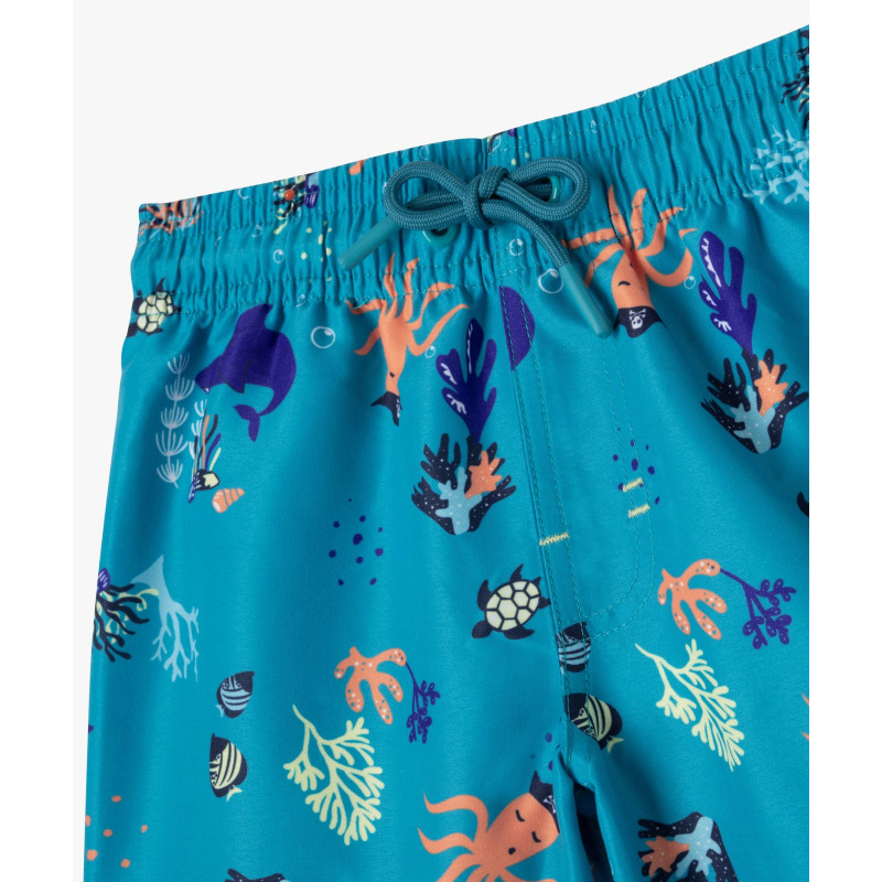 Short de bain à motifs marins garçon