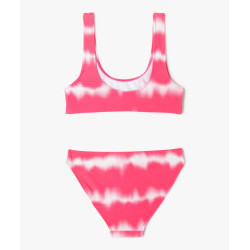 Maillot de bain 2 pièces fluo fille