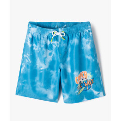 Short de bain avec motif surfeur garçon