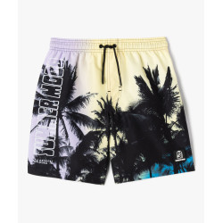 Short de bain à motifs palmiers garçon