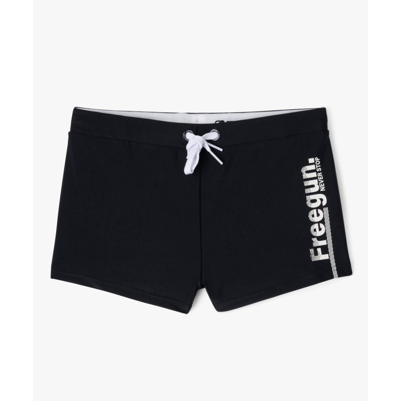 Maillot de bain boxer avec inscription garçon - Freegun