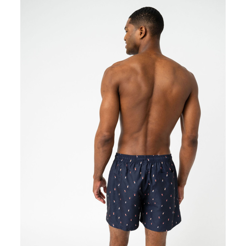 Short de bain imprimé chars à voile homme