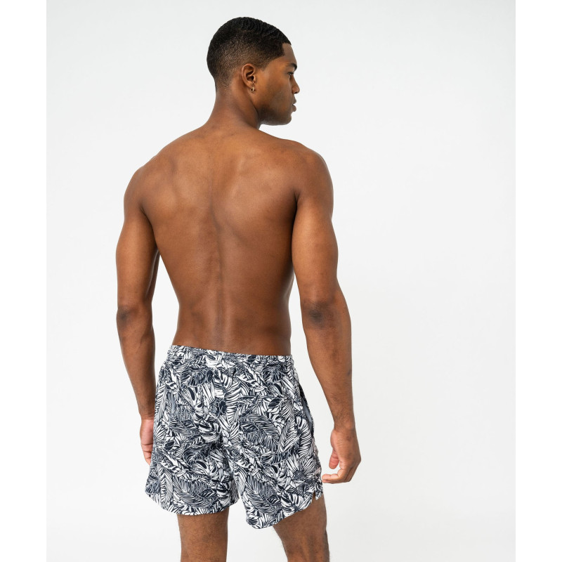 Short de bain imprimé feuillage homme Short de bain imprimé feuillage homme