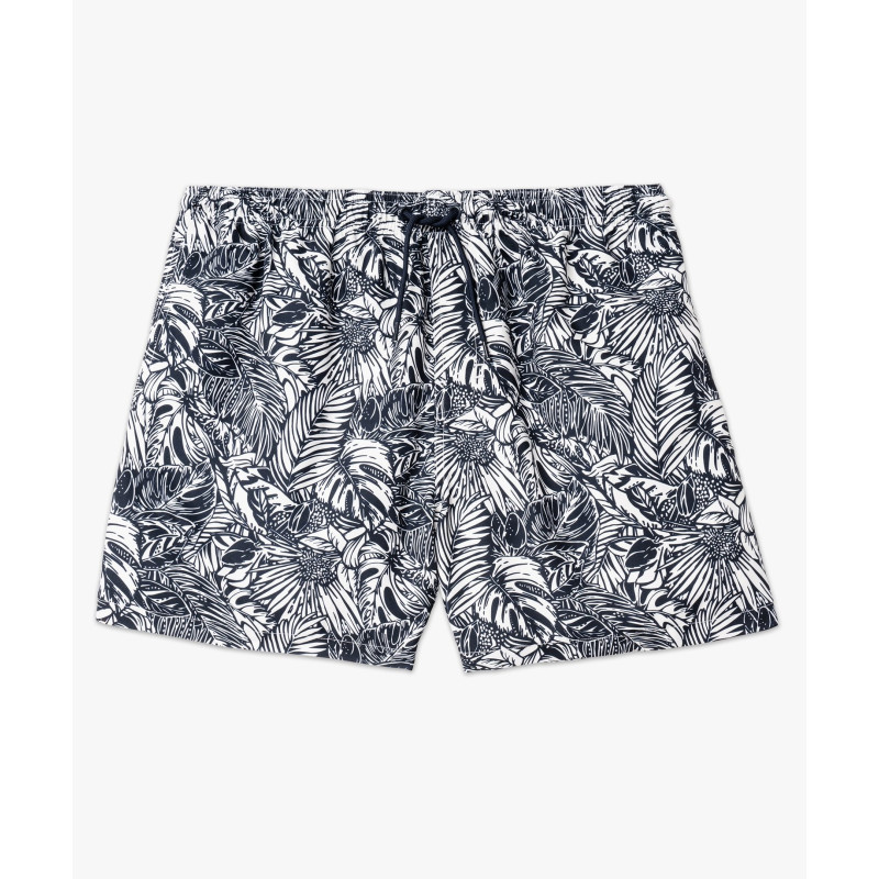 Short de bain imprimé feuillage homme Short de bain imprimé feuillage homme