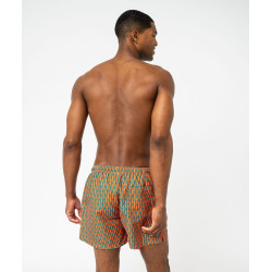 Short de bain imprimé hippocampes homme