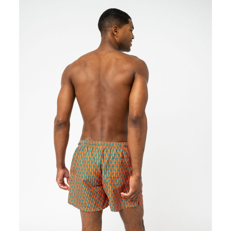 Short de bain imprimé hippocampes homme