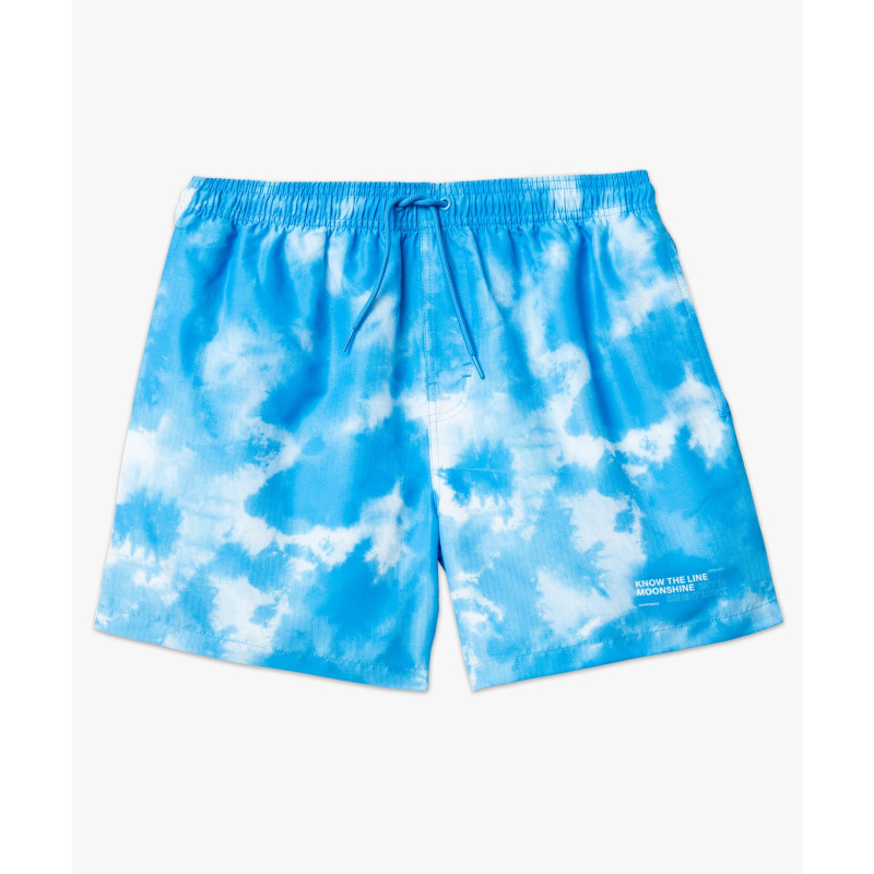 Short de bain imprimé nuages homme