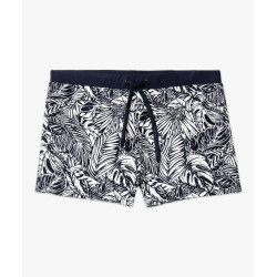 Maillot de bain boxer imprimé tropical homme