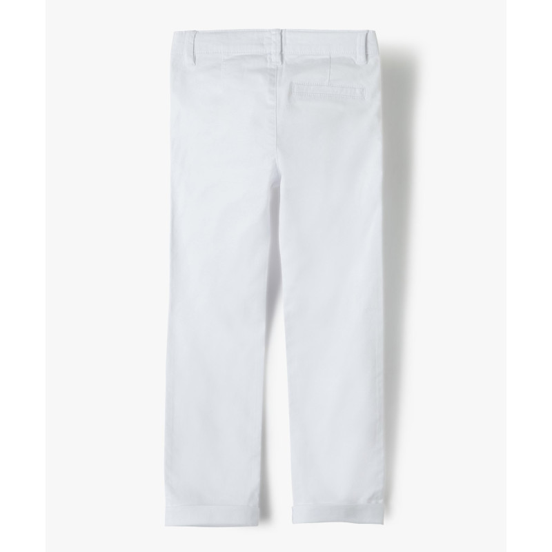 Pantalon chino en coton garçon