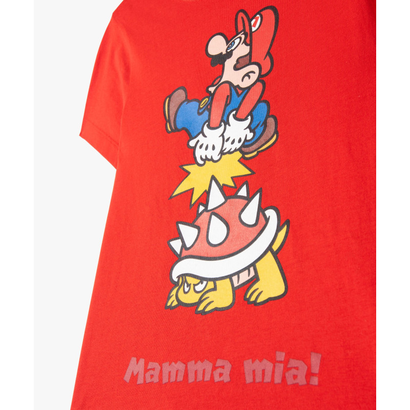 Tee-shirt à manches courtes avec motif Mario garçon - Super Mario