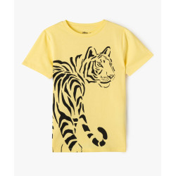 Tee-shirt à manches courtes avec motif tigre garçon