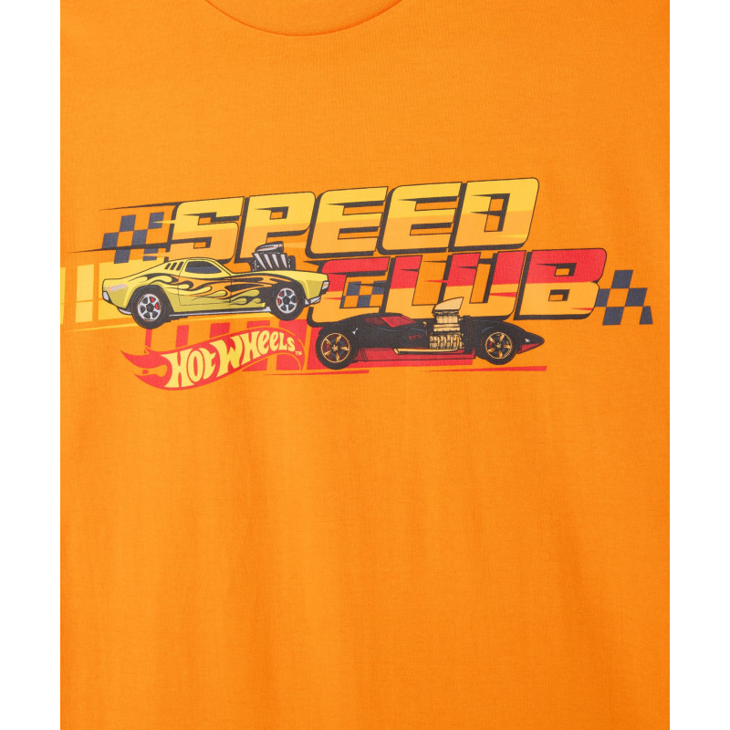 Tee-shirt manches courtes avec motif voiture de course garçon - Hot Wheels