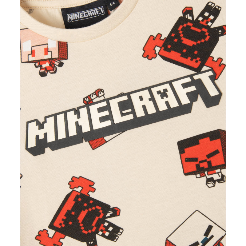 Tee-shirt manches courtes imprimé garçon - Minecraft