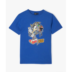 Tee-shirt à manches courtes avec motif garçon - Sonic the hedgehog