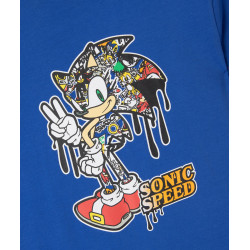 Tee-shirt à manches courtes avec motif garçon - Sonic the hedgehog